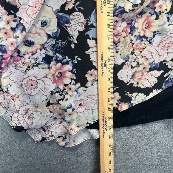 Alyx Women‎ Plus Size 2X Sleeveless Tunic Top Floral Pleated Lined Relaxed - Picture 5 of 11